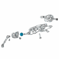 OEM Dodge Durango STEERING INTERMEDIATE SHAFT Diagram - 55057324AD