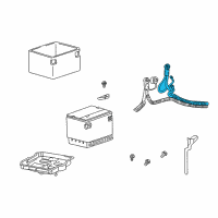 OEM 2004 Chevrolet Classic Negative Cable Diagram - 15371997