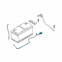 OEM 2009 Hyundai Genesis Wiring Assembly-Battery Diagram - 91850-3M010