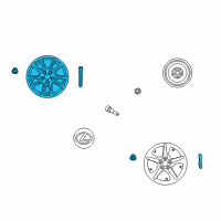 OEM 2008 Lexus GS450h Wheel, Disc Diagram - 42601-30050