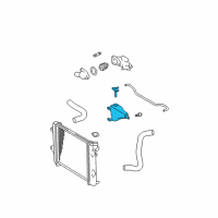 OEM 2008 Toyota 4Runner Reservoir Assembly Diagram - 16470-50140