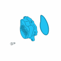 OEM 2015 Lexus ES300h Engine Water Pump Assembly Diagram - 161A0-39025