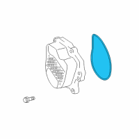 OEM 2018 Lexus ES300h Gasket, Water Pump Diagram - 16271-36020