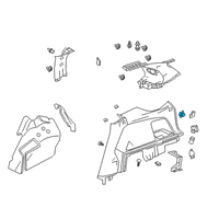 OEM 2020 Honda Passport SW ASSY. *NH900L* Diagram - 82222-TGS-A01ZA