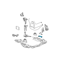 OEM 2009 Chevrolet Malibu Lower Bracket Diagram - 12596193