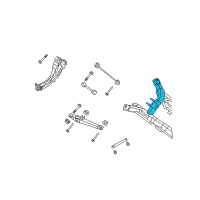 OEM 2016 Jeep Compass Control Arm Bolt Diagram - 6511363AA