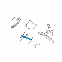 OEM 2011 Jeep Compass Link-Rear Lateral Diagram - 5105688AE