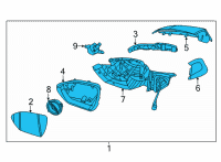 OEM Hyundai Tucson MIRROR ASSY-OUTSIDE RR VIEW, LH Diagram - 87610-N9230