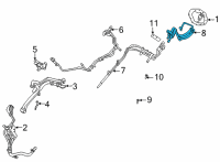 OEM 2022 Ram 1500 TUBE/HOSE-Supply & Return Diagram - 68309817AC