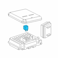 OEM Saturn LW1 AC Relay Diagram - 13500114