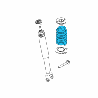 OEM 2016 Ford Explorer Coil Spring Diagram - FB5Z-5560-A