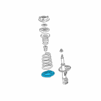 OEM Toyota Sienna Lower Insulator Diagram - 48158-08010