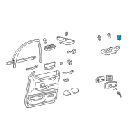 OEM 2006 Ford Ranger Mirror Switch Diagram - F5TZ-17B676-A