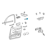 OEM Lincoln Town Car Seat Switch Diagram - 7W1Z-14A701-AA