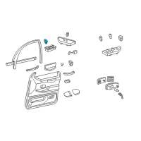 OEM Ford Lock Switch Diagram - 4W7Z-14028-AAA