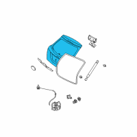 OEM 2004 Ford Focus Lift Gate Diagram - 2M5Z-6140110-CA