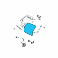 OEM 2001 Ford Focus Reveal Molding Diagram - YS4Z-6142410-AA