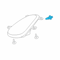 OEM 2013 Chevrolet Spark Bulb Asm-Headlamp Diagram - 13503418