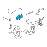 OEM Dodge Dart CALIPER-Disc Brake Diagram - 68203487AB