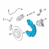 OEM 2016 Dodge Dart Shield-Splash Diagram - 68081534AC