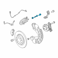 OEM 2015 Dodge Dart Pin-Disc Brake Diagram - 68163820AB