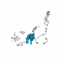 OEM Buick Air Injection Reactor Pump Diagram - 12621090