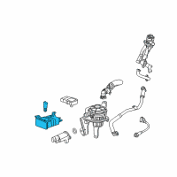 OEM Cadillac DTS Canister Asm-Evap Emission Diagram - 25836325