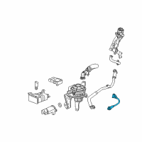 OEM 2007 Chevrolet Monte Carlo Front Oxygen Sensor Diagram - 12584925