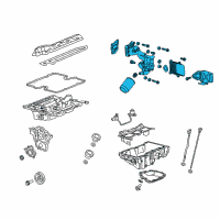 OEM 2016 Cadillac XTS Adapter Diagram - 12690203