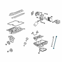 OEM 2018 Cadillac XTS Dipstick Diagram - 12620465