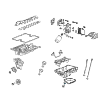 OEM Cadillac ATS Level Indicator Seal Diagram - 12616850