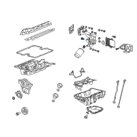 OEM 2017 Cadillac XTS Oil Pressure Sending Unit Diagram - 96985635