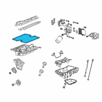 OEM 2017 Cadillac XTS Manifold Gasket Diagram - 12657371