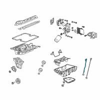 OEM 2018 Cadillac XTS Oil Tube Diagram - 12620467