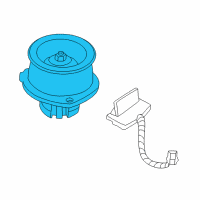 OEM 2003 Oldsmobile Silhouette Motor Asm-Blower (W/ Impeller) Diagram - 15809345