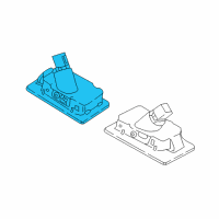 OEM Hyundai Elantra Lamp Assembly-License Plate, LH Diagram - 92501-3X400