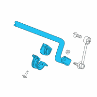 OEM 2021 Chevrolet Blazer Stabilizer Bar Diagram - 84619142