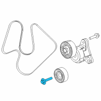 OEM 2014 Dodge Dart Bolt-HEXAGON FLANGE Head Diagram - 6510142AA