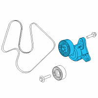 OEM 2018 Jeep Compass TENSIONER-Belt Diagram - 4627742AA