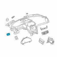 OEM 2015 Buick Enclave Headlamp Switch Diagram - 22899575