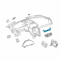 OEM 2016 Chevrolet Traverse Hazard Switch Diagram - 23369964