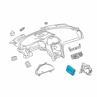 OEM Chevrolet Express 3500 Module Diagram - 22915542