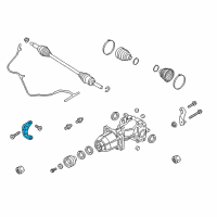 OEM 2018 Ford Escape Rear Mount Diagram - CV6Z-4K204-B