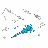 OEM Lincoln MKZ Differential Assembly Diagram - S-150-D