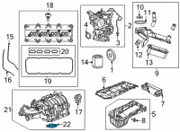 OEM Jeep Grand Wagoneer Seal-Intake Manifold Diagram - 4627633AA