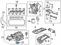 OEM 2019 Ram 3500 Seal-Intake Manifold Diagram - 4627633AA