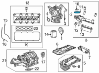 OEM 2015 Dodge Challenger Seal Diagram - 53021661AA