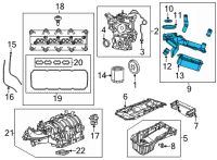 OEM Jeep ENGINE OIL FILTER Diagram - 68480745AE