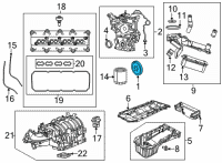 OEM 2022 Jeep Grand Wagoneer DAMPER-VIBRATION Diagram - 68487117AB