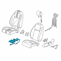 OEM 2019 Honda Civic Heater Complete Left, Front Diagram - 81534-TBA-A71